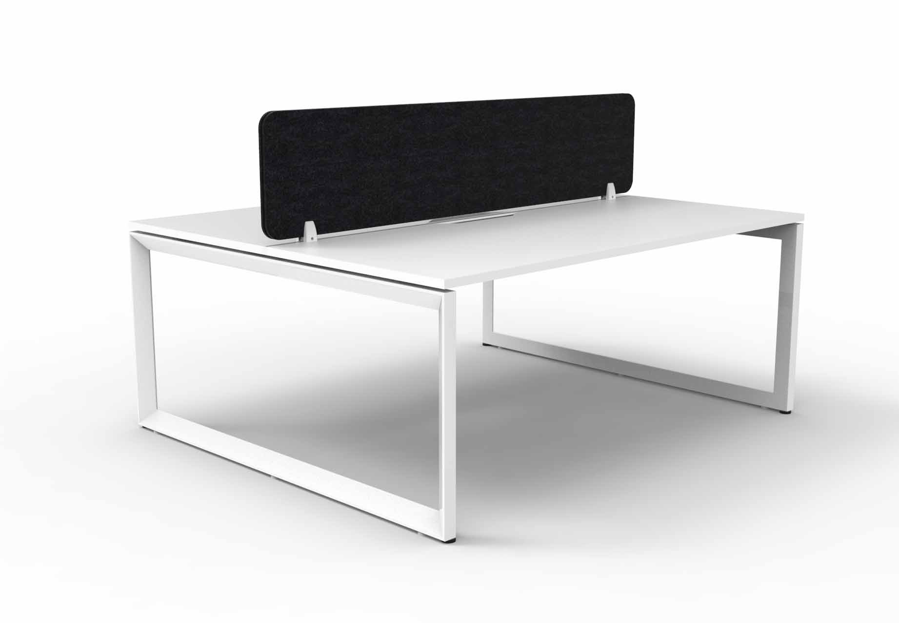 Loop 2 Person Double Sided Workstation - with Eco Screen